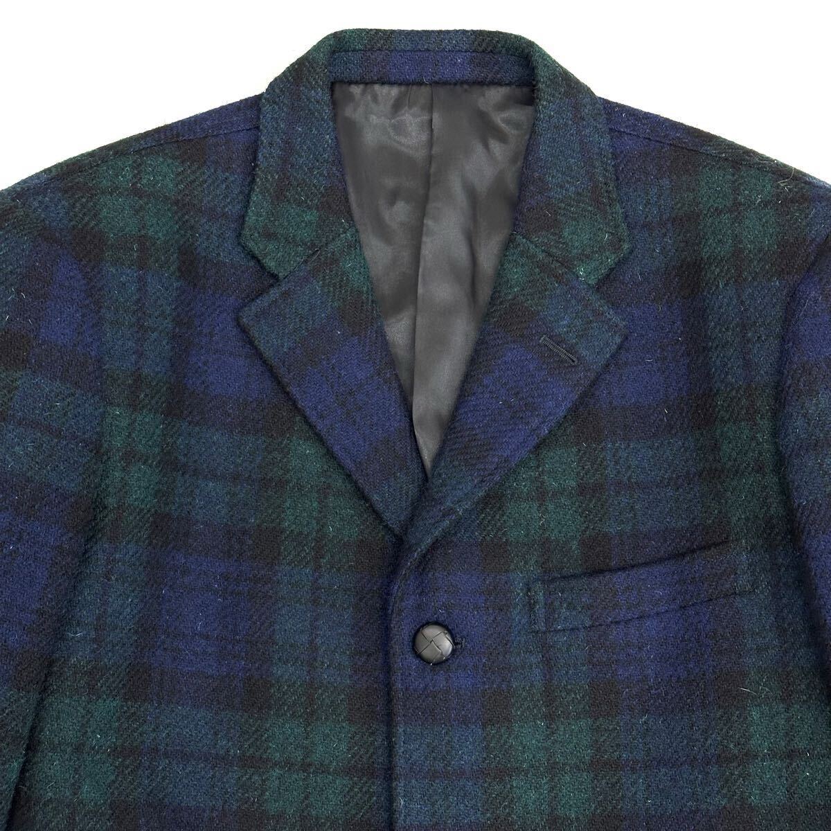 美品!VAN JAC Harris tweed 英国調 3B テーラード ジャケット 美品!VAN JAC Harris tweed 英国調 3B テーラード ジャケット
