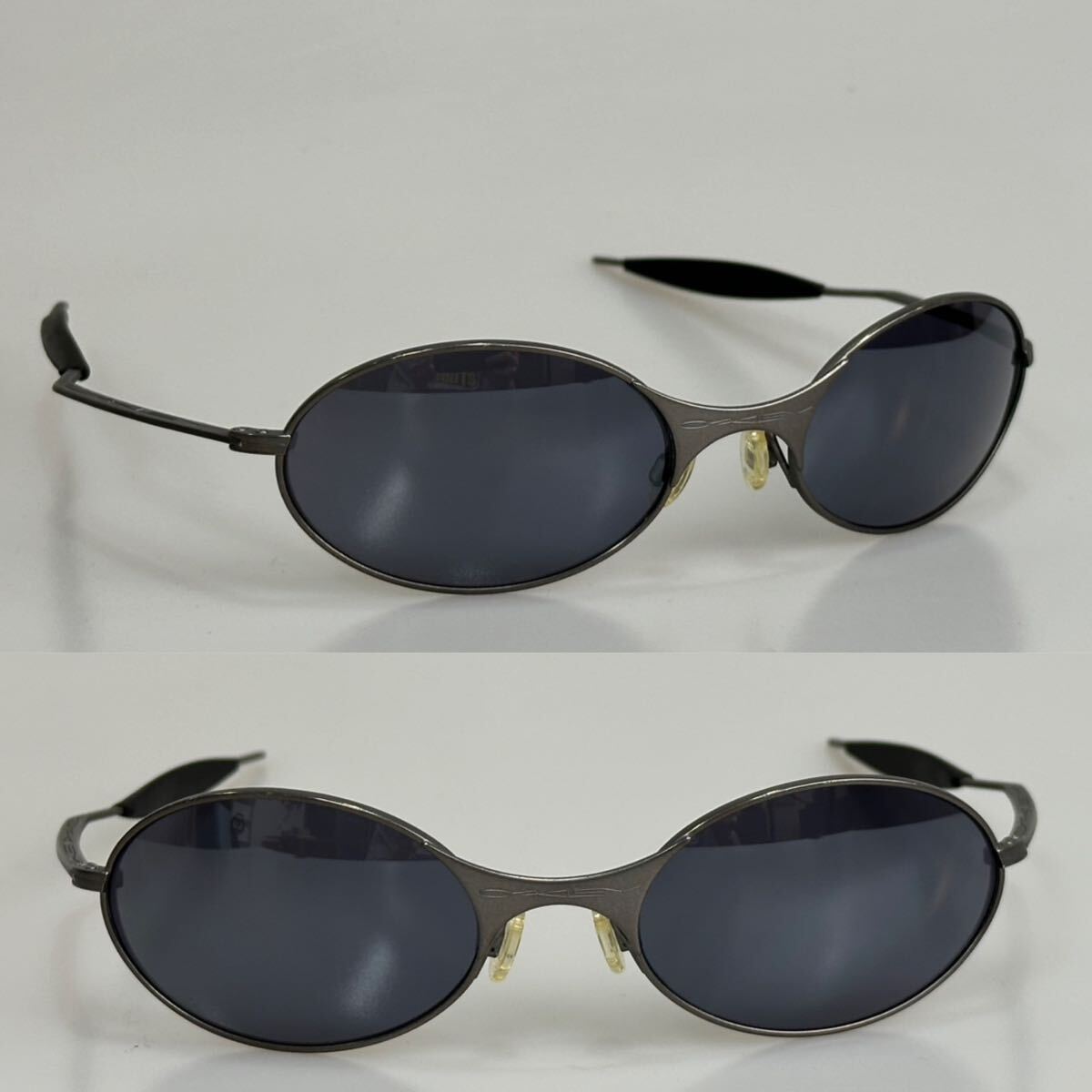 良品!!90's OAKLEY オークリー E WIRE サングラス 旧イーワイヤー メタルフレーム 廃盤品 USA ビンテージ