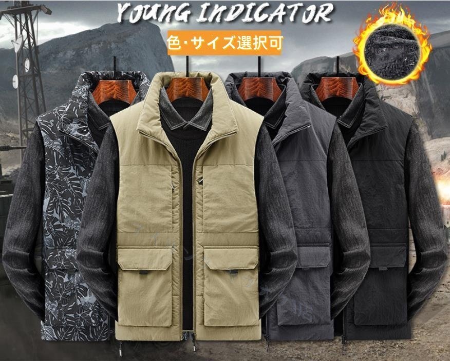 * new goods reverse side f lease cotton inside the best men's reverse side boa outdoor the best snowsuit Work wear working clothes camp tops camouflage 4XL