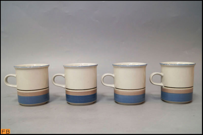 1675-アラビア◆ウートゥア コーヒーカップ 4個セット Uhtua Ulla Procope ウラ?プロコッペ インケリ?レイヴォ フィンランド ARABIA