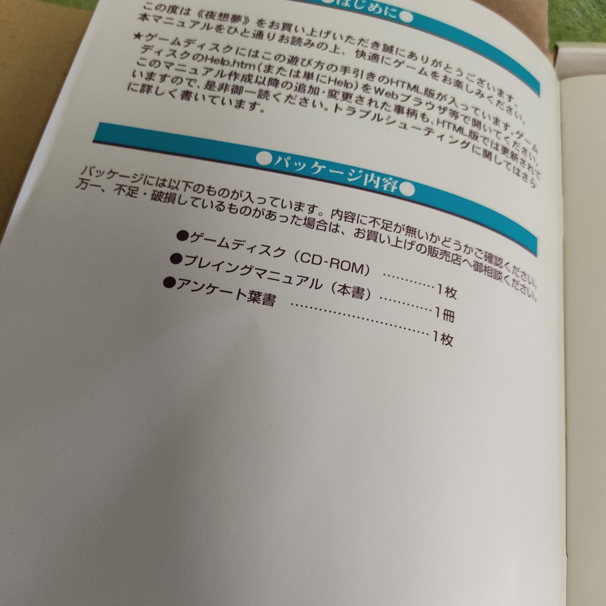 R18 PCゲーム 夜想夢(mèng) Windows95/98