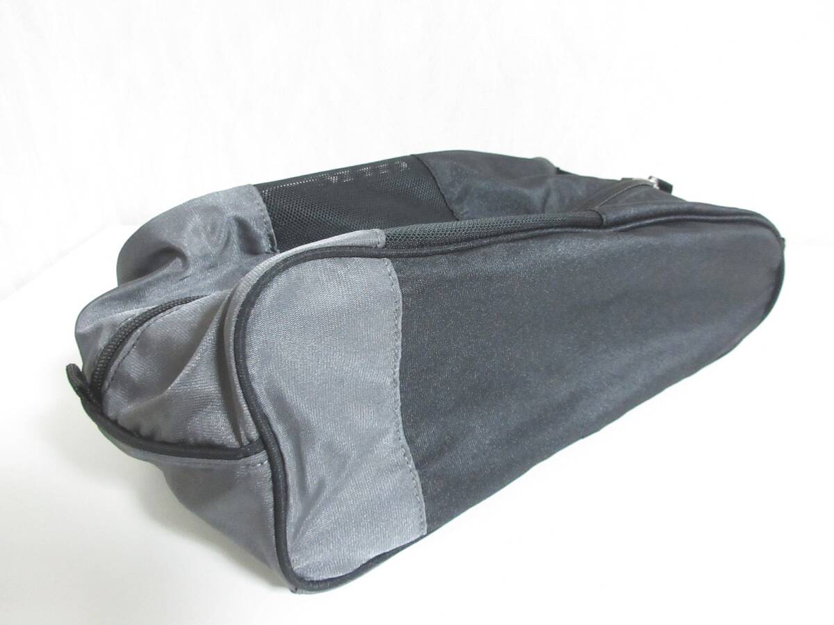ナイキ NIKE シューズトートバッグ 黒 グレー 北7188