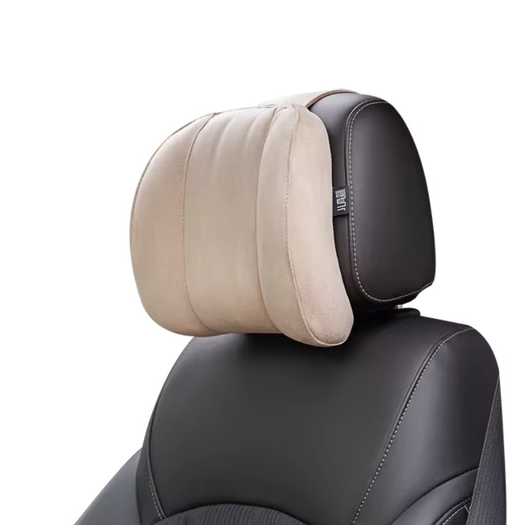 Forbell 車用ヘッドレスト ネックピロー スエード生地 メモリーフォーム クッション_画像10