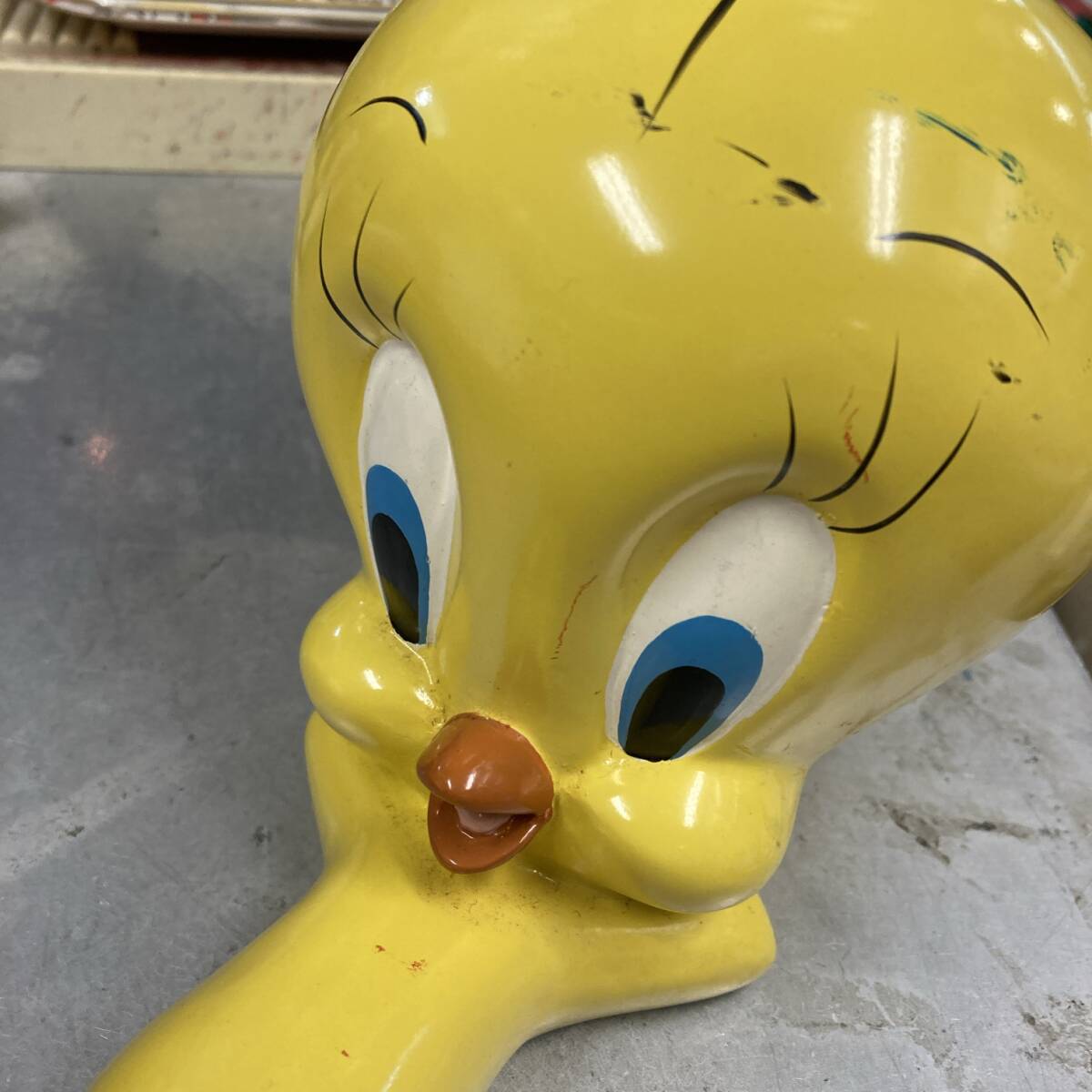 ヴィンテージ☆ATS ワーナーブラザース TWEETY レジン 特大 置物