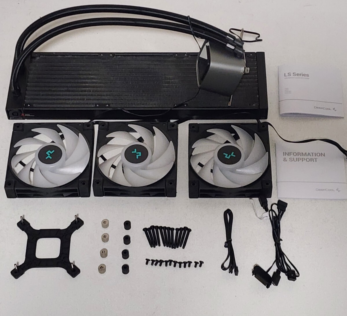 DEEPCOOL LS720 360mm 簡易水冷型CPUクーラー LGA115X・1200等 DEEPCOOL LS720 360mm 簡易水冷型CPUクーラー LGA115X・1200等