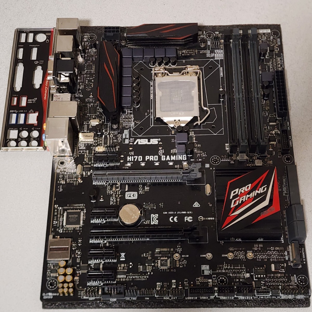 ASUS H170 PRO GAMING IOパネル付属 LGA1151 ATXマザーボード 第 ASUS H170 PRO GAMING IOパネル付属 LGA1151 ATXマザーボード 第