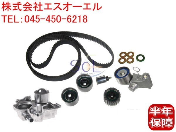 スバル インプレッサ(GDA GGA) タイミングベルト アイドラプーリーx4 オートテンショナー ウォーターポンプ カムシールx4等 12点セット