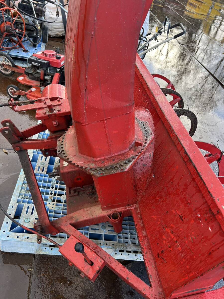 秋田発 除雪幅1650mm シューター手動 中古スノーラッセル 除雪 秋田発 除雪幅1650mm シューター手動 中古スノーラッセル 除雪
