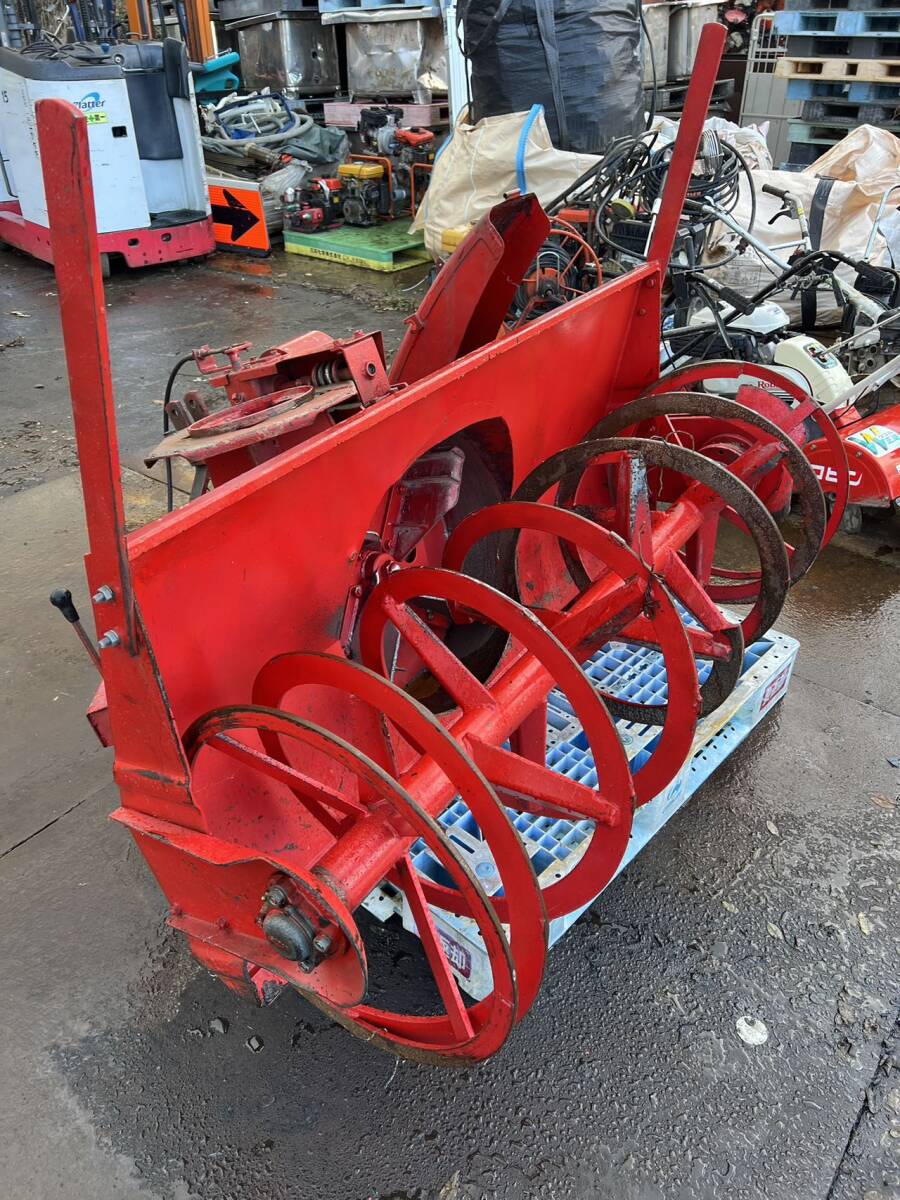 秋田発 除雪幅1650mm シューター手動 中古スノーラッセル 除雪 秋田発 除雪幅1650mm シューター手動 中古スノーラッセル 除雪