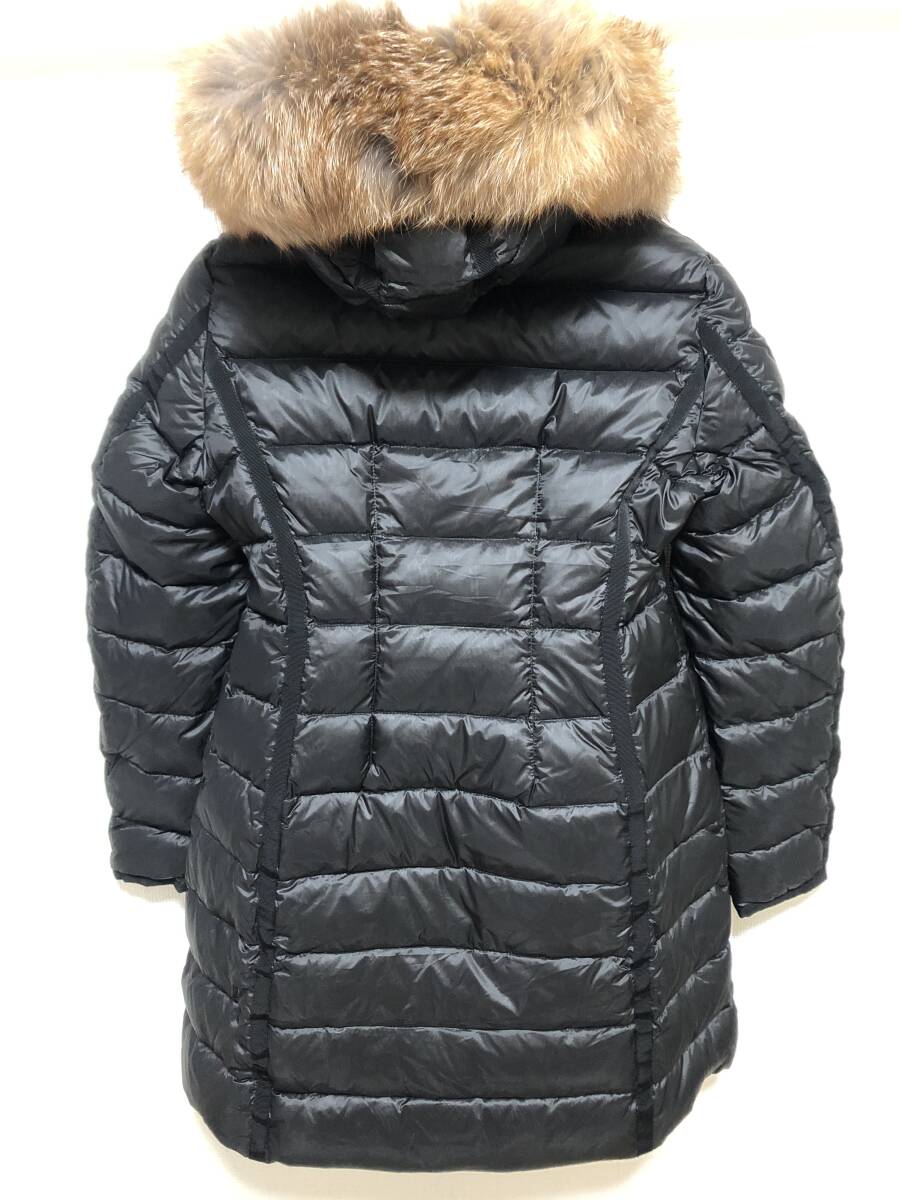 送料無料 未使用 MONCLER HERMIFUR モンクレール エルミファー ブラック 4 ダウンジャケット ダウン コート 正規(guī)品 國內(nèi)定価368500円 ①