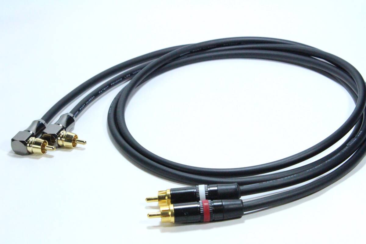 RCAケーブル MOGAMI 2549オーディオ　ライン　REAN　ステレオ　音響　モガミ