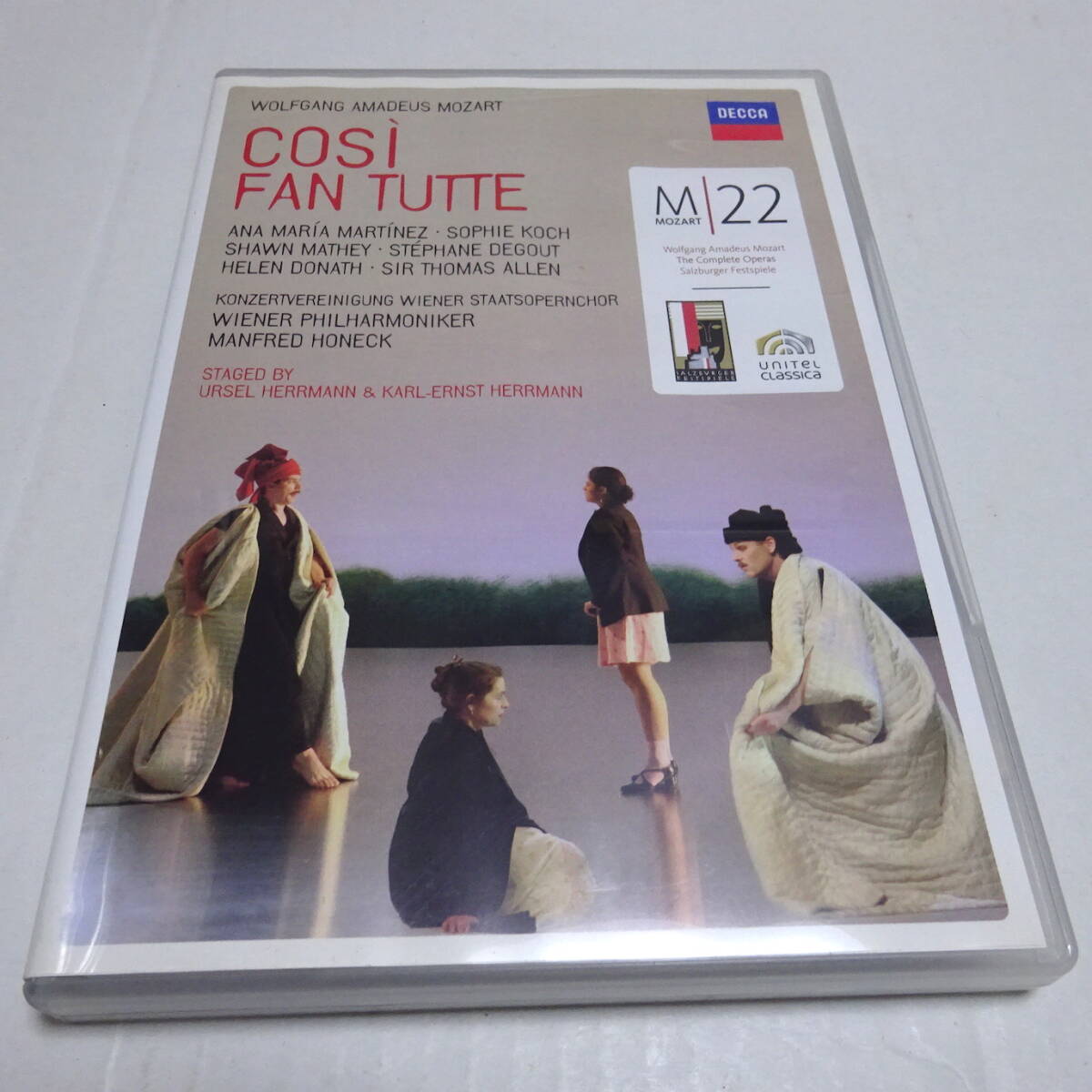 国内盤/2DVD/日本語字幕付「モーツァルト：コジ・ファン・トゥッテ 全曲(2006)」マルティネス/ホーネック＆ウィーン・フィル