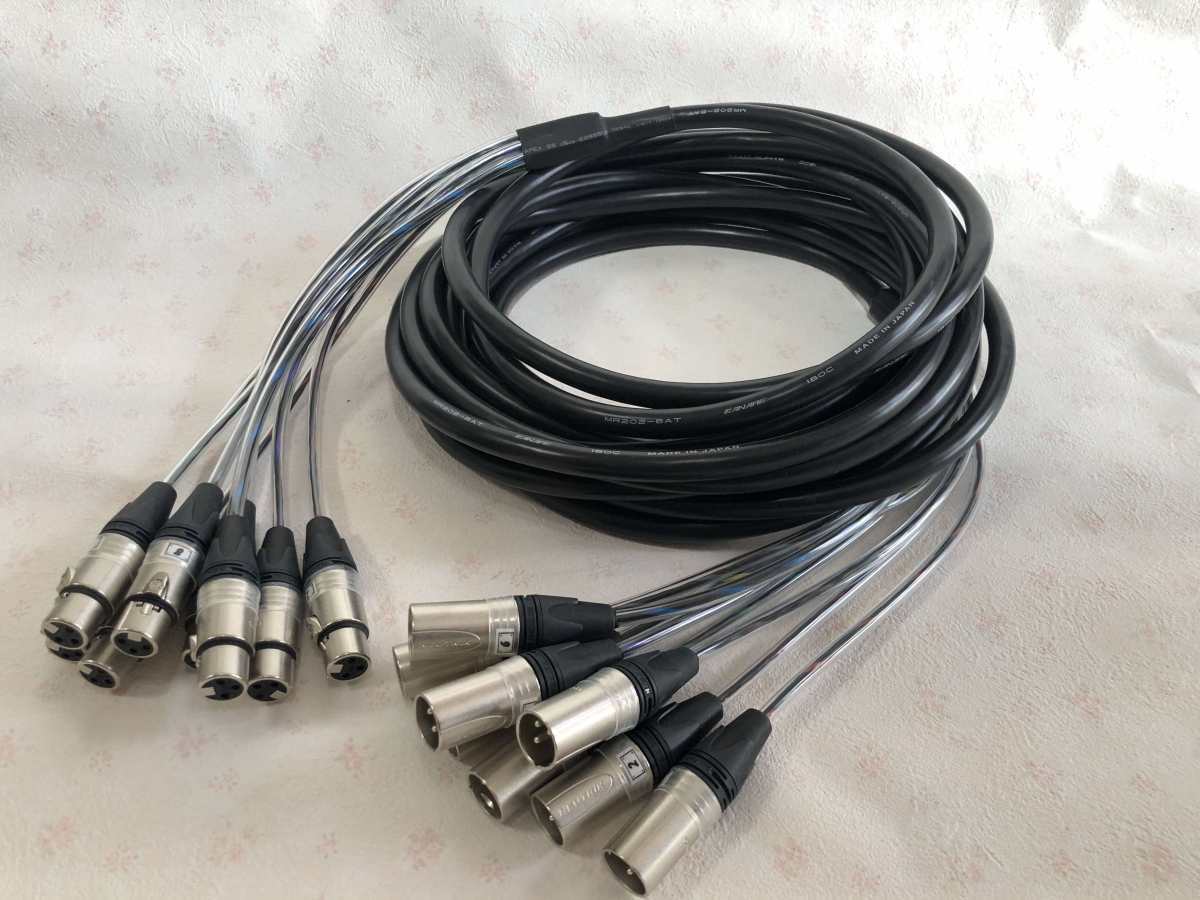 CANARE 8chマルチケーブル10m MR202-8AT NEUTRIK NC3MXX+NC3FXX CANARE 8chマルチケーブル10m MR202-8AT NEUTRIK NC3MXX+NC3FXX