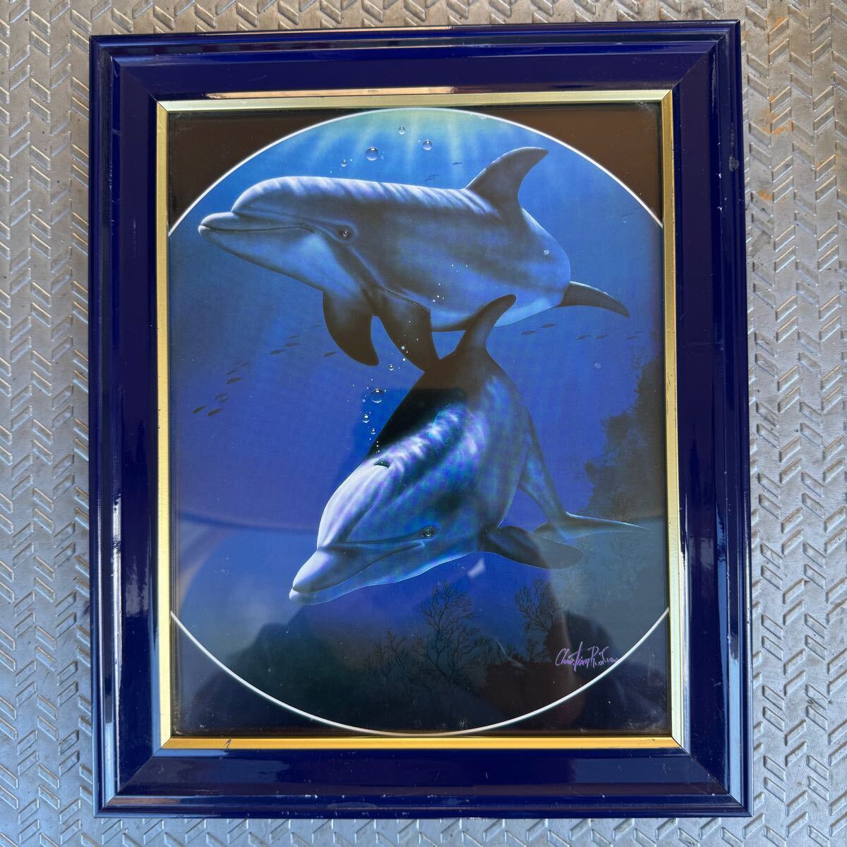 クリスチャン ラッセン 絵入り小型額縁 25×30 (額縁)|売買され クリスチャン ラッセン 絵入り小型額縁 25×30 (額縁)|売買され