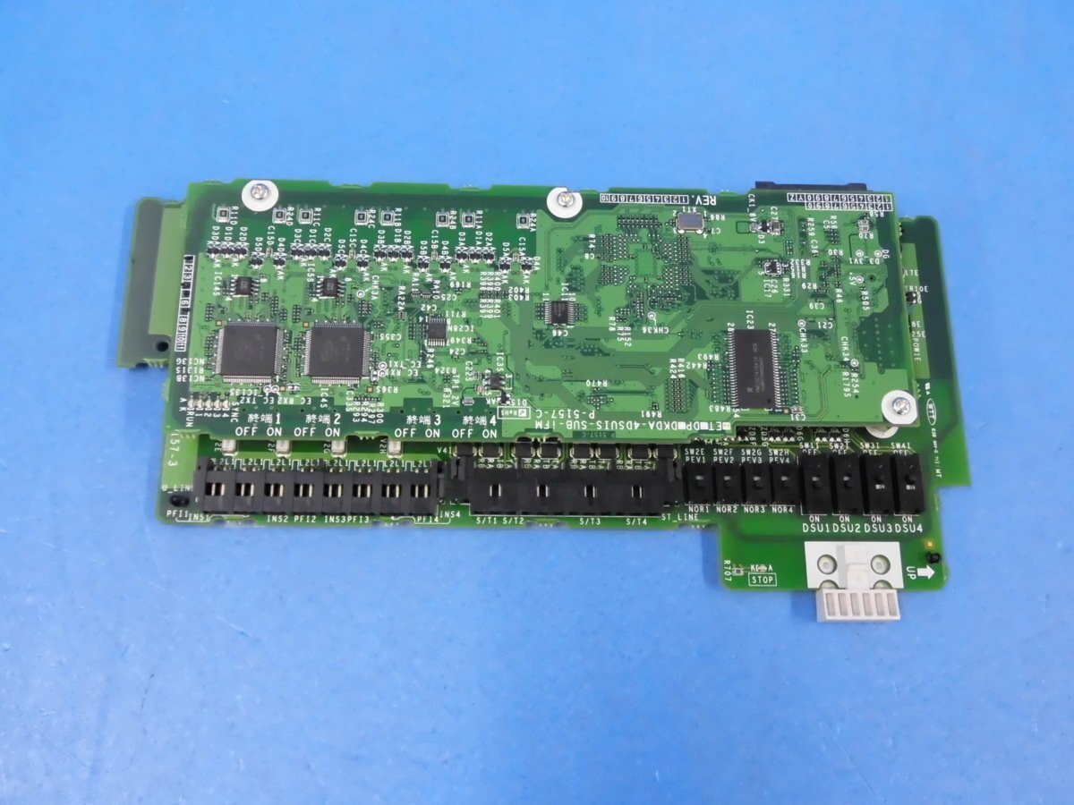 △・ZC2 10182◇) 保証有 15年製 integral-F 4デジタル局線ユニット △・ZC2 10182◇) 保証有 15年製 integral-F 4デジタル局線ユニット