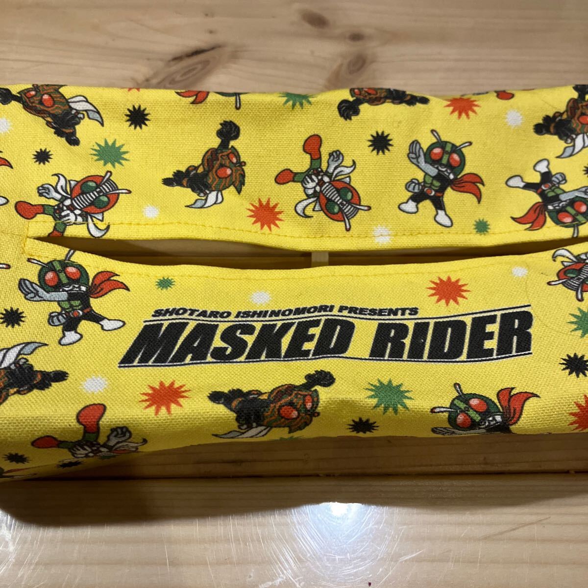 石ノ森章太郎 PRESENTS MASKED RIDER ティッシュカバー 記念館 石ノ森章太郎 PRESENTS MASKED RIDER ティッシュカバー 記念館