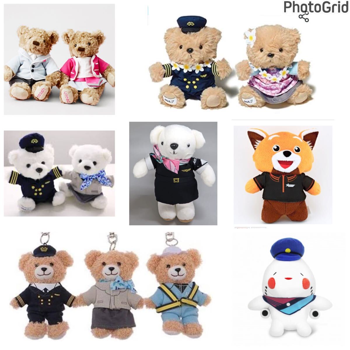 Peach航空 CA制服ベア ANA機内販売(国際線)ハワイ AIRDO機内 Peach航空 CA制服ベア ANA機内販売(国際線)ハワイ AIRDO機内