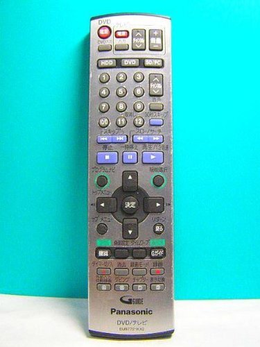 【中古】パナソニック DVD・テレビリモコン EUR7721KXO その他