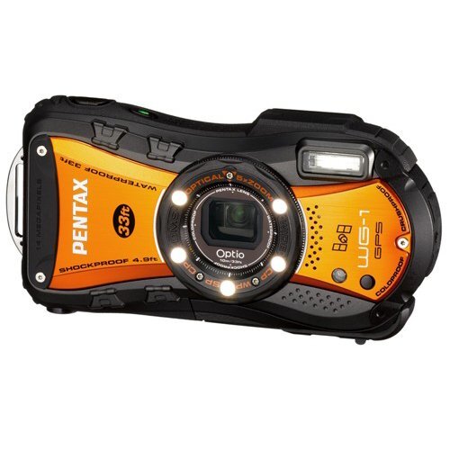 【中古】PENTAX 防水デジタルカメラ Optio WG-1 GPS シャイニーオレンジ 約1400万画素 10m防水 OPTIOWG-1GPSO その他