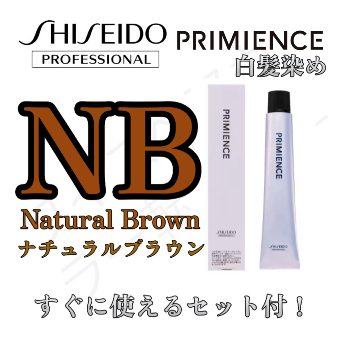 資生堂 プロフェッショナル プリミエンス 白髪染め ヘアカラー ヘアカラー剤 ロング用 すぐに使えるセット ナチュラルブラウン NB 8