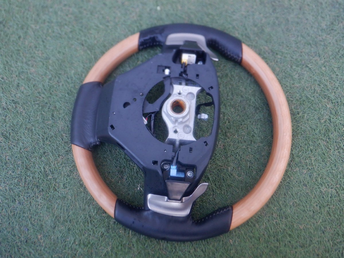レクサス純正 AGL20W AGL25W RX300 GYL20W GYL25W RX450 20系 RX GS RX ウッドコンビ ステアリング ハンドル パドルシフト・ヒーター付_画像10