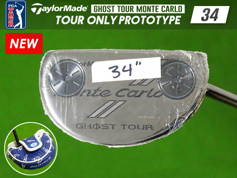 PGAツアー支給品 TOUR ONLY Taylormade GHOST TOUR MONTE CARLO パター 34インチ xxxTシリアル 未市販 プロトタイプ 本物保証