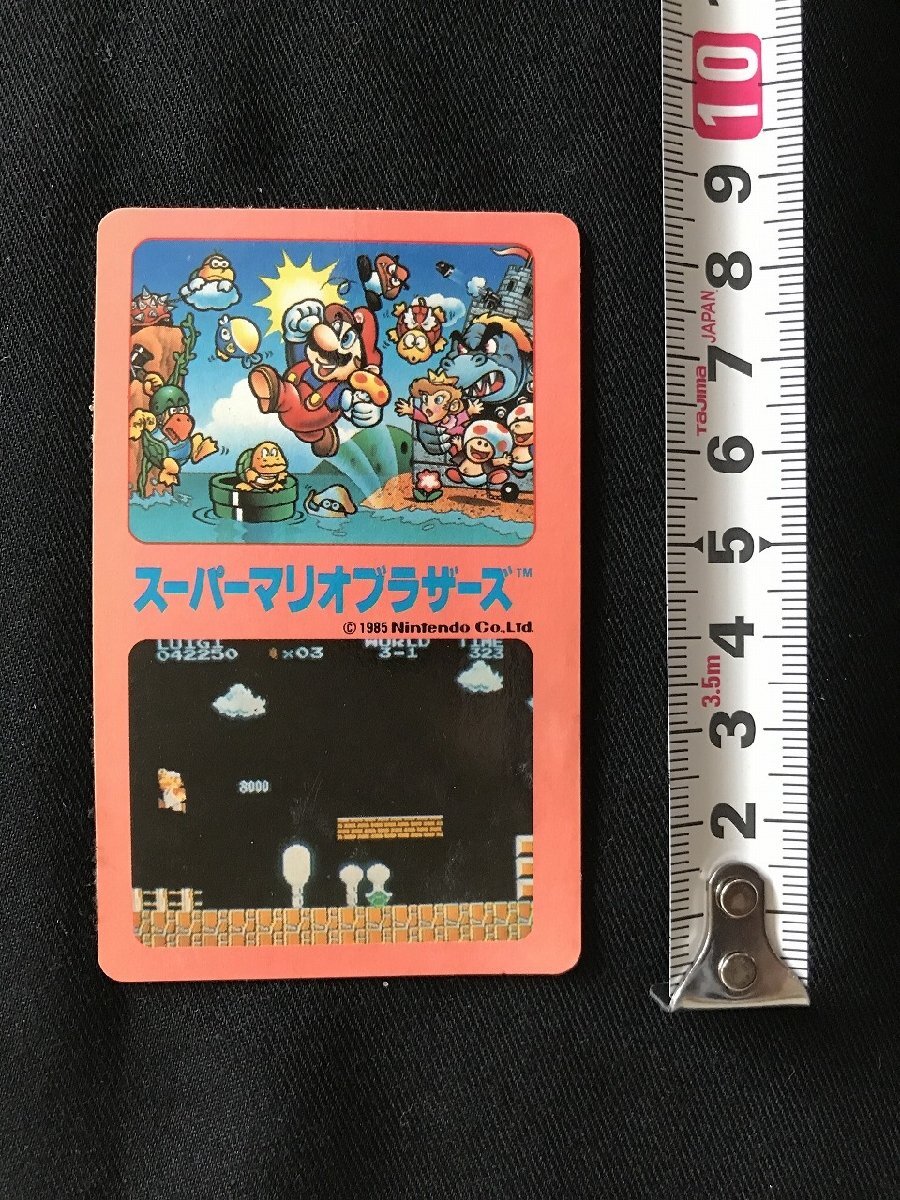 i0* редкостный дагаси магазин жребий Amada обратная сторона . карта Super Mario Brothers 8000 пункт. .... розовый 1 пункт . retro пятна есть /C03-③