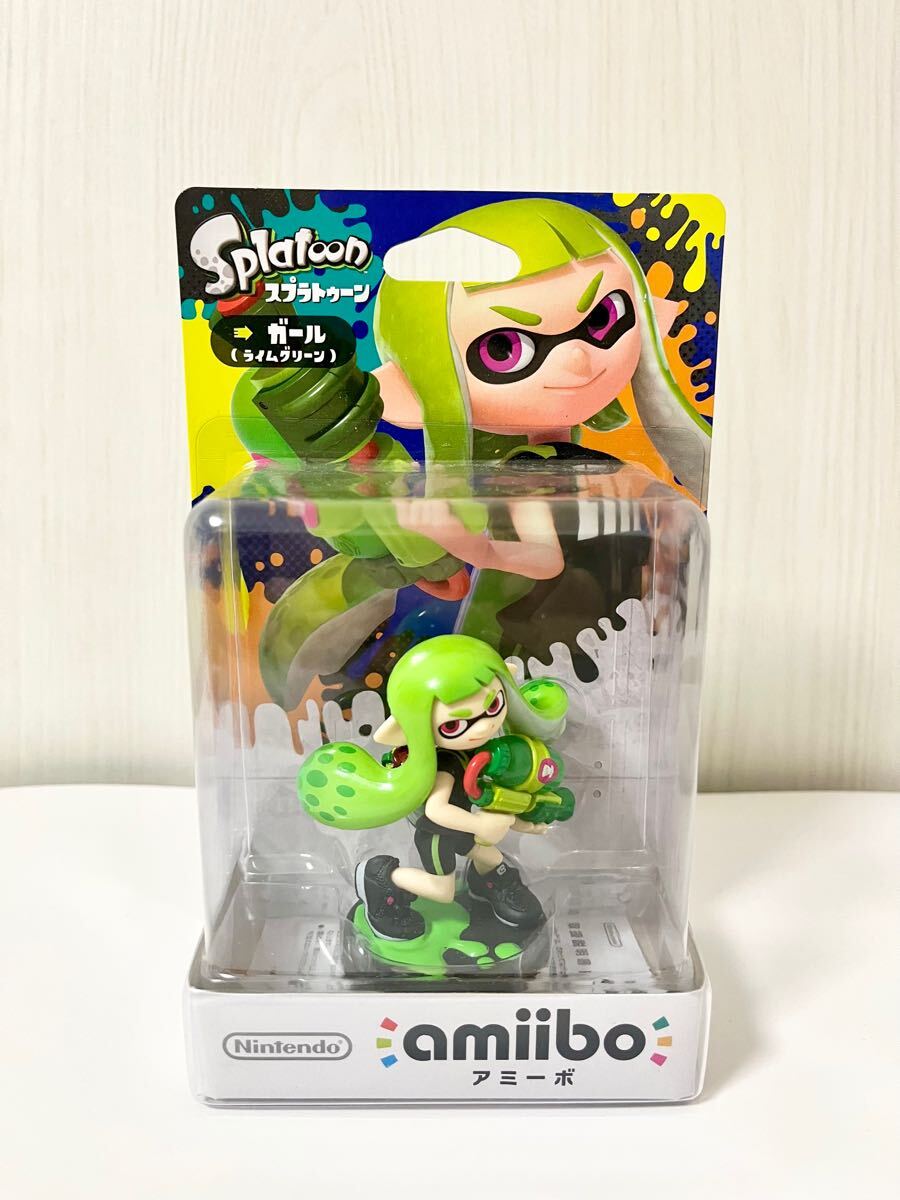 スプラトゥーン アミーボ amiibo ガール　ライムグリーン スプラトゥーンシリーズ Nintendo Splatoon 任天堂
