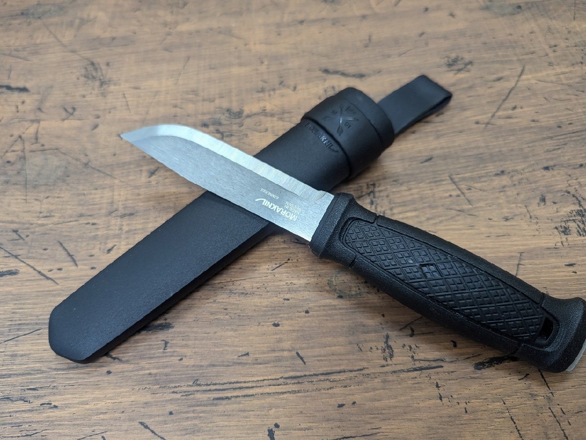長○M903/MORAKNIV　モーラナイフ/ステンレスナイフ　13715 ブラック Garberg フルタング ガーバーグ スウェーデンナイフ ケース付/1円～