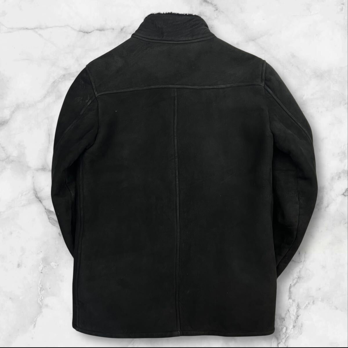 定価約30万 美品 GIORGIO BRATO ムートンジャケット 44 羊革 定価約30万 美品 GIORGIO BRATO ムートンジャケット 44 羊革
