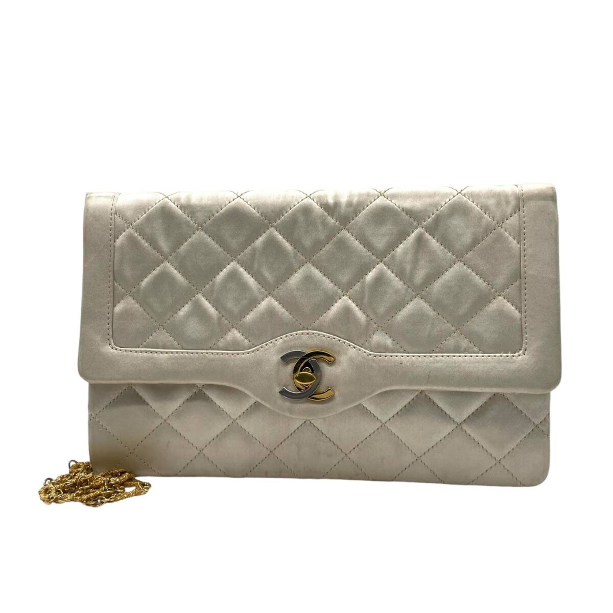 パリ限定 CHANEL シャネル マトラッセ ココマーク サテン パリ限定 CHANEL シャネル マトラッセ ココマーク サテン