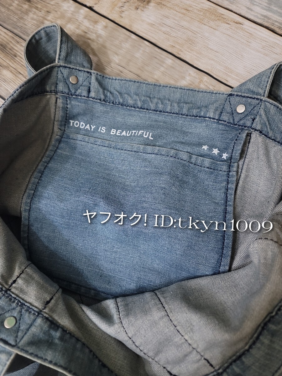 RHC ロンハーマン RHC ロゴ デニム トートバッグ 