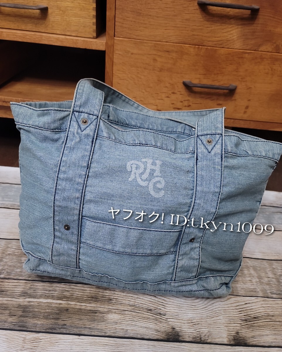 RHC ロンハーマン RHC ロゴ デニム トートバッグ 