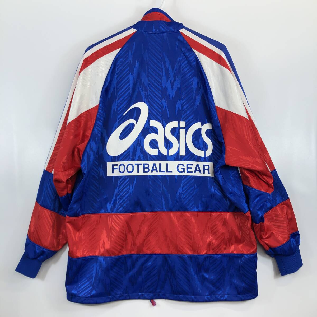 【人気投票 】ハイブランド人気ランキング! 日本製 90s アシックス asics FOOTBALL GEAR トラックジャケット アシックス