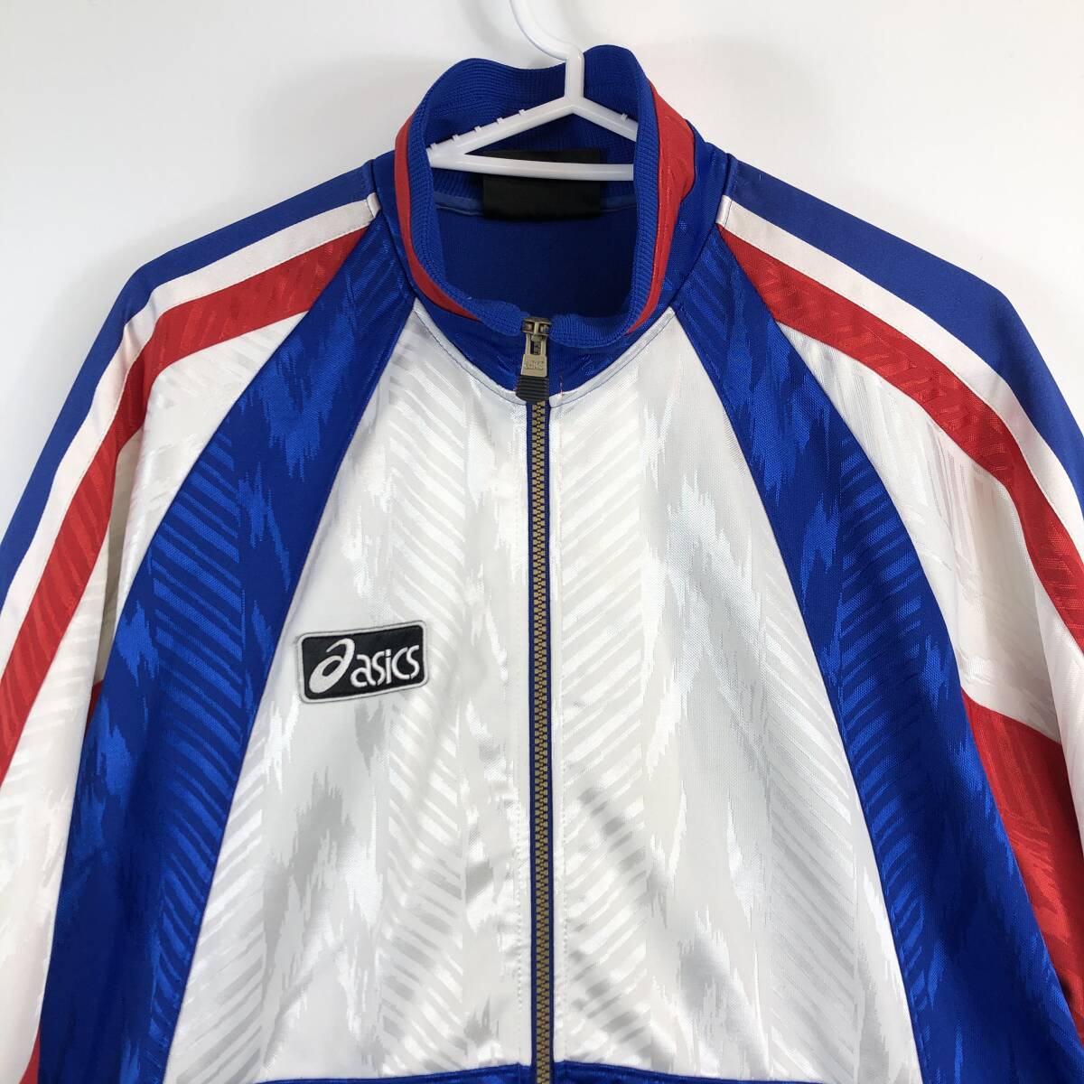 日本製 90s アシックス asics FOOTBALL GEAR トラックジャケット 日本製 90s アシックス asics FOOTBALL GEAR トラックジャケット
