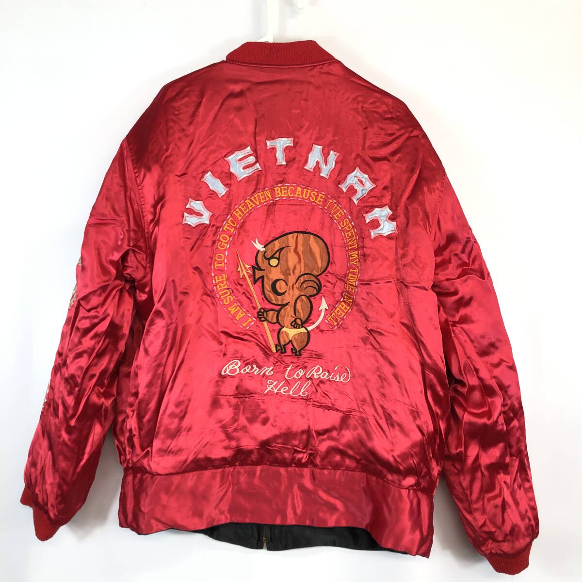 飛有棲屯 ヒューストン Houston リバーシブルスカジャン デビル 飛有棲屯 ヒューストン Houston リバーシブルスカジャン デビル