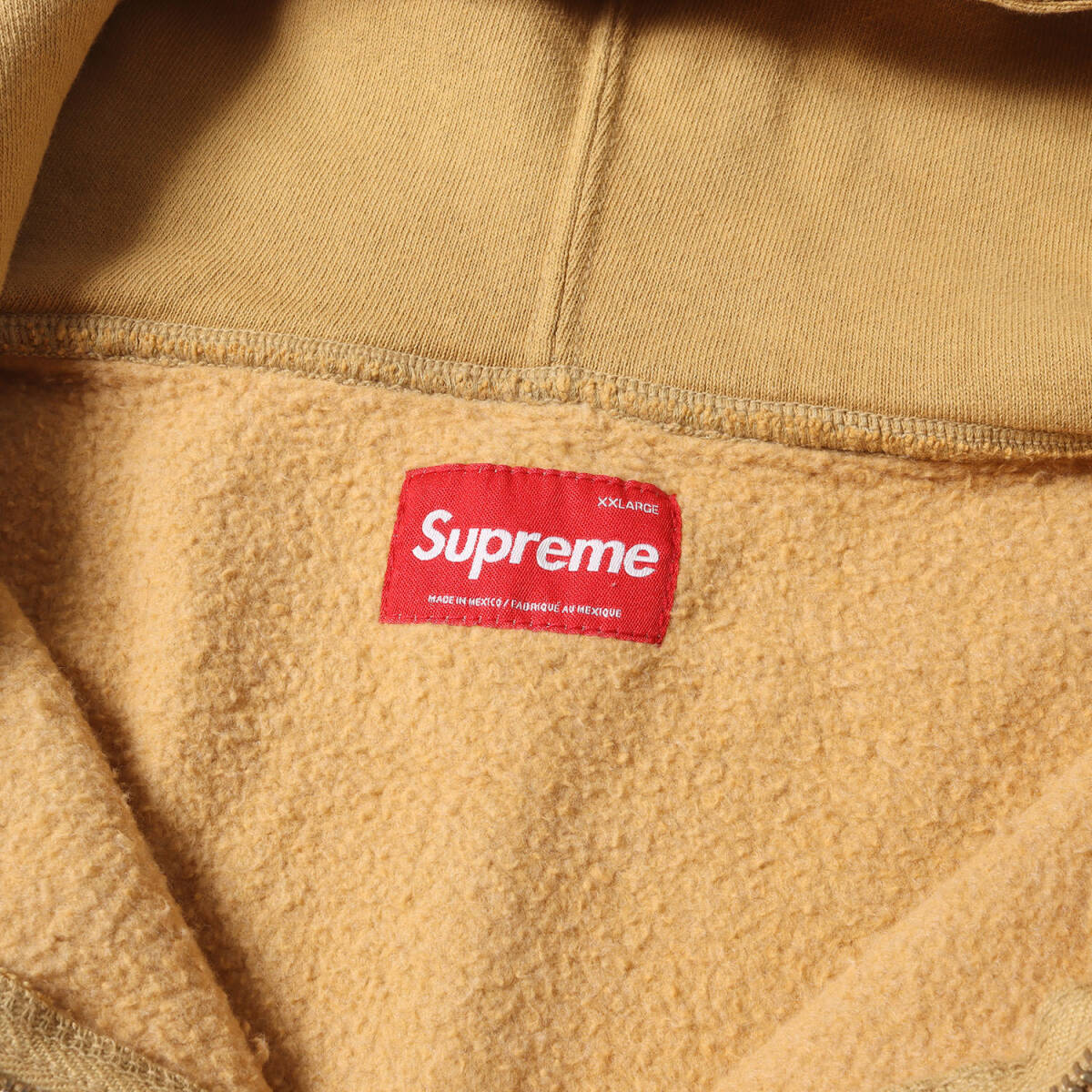 Supreme 24SS over большой маленький box Logo Zip тренировочный Parker (Overdyed Small Box Zip Up Hooded Sweatshirt) XXL