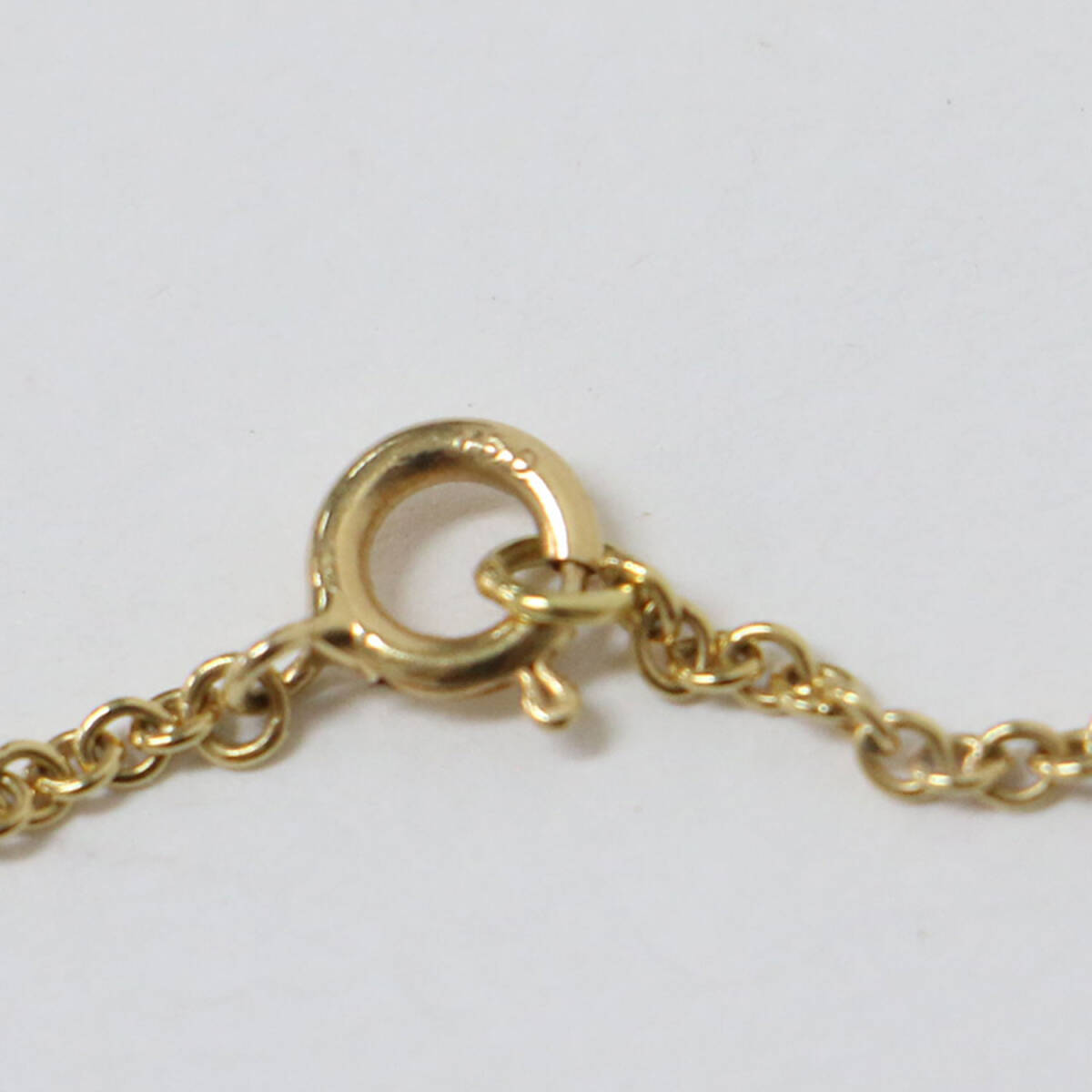 TIFFANY&Co. ティファニー K18 オープンハート ブレスレット / エルサ?ペレッティ 3連 チェーン ヴィンテージ イエローゴールド