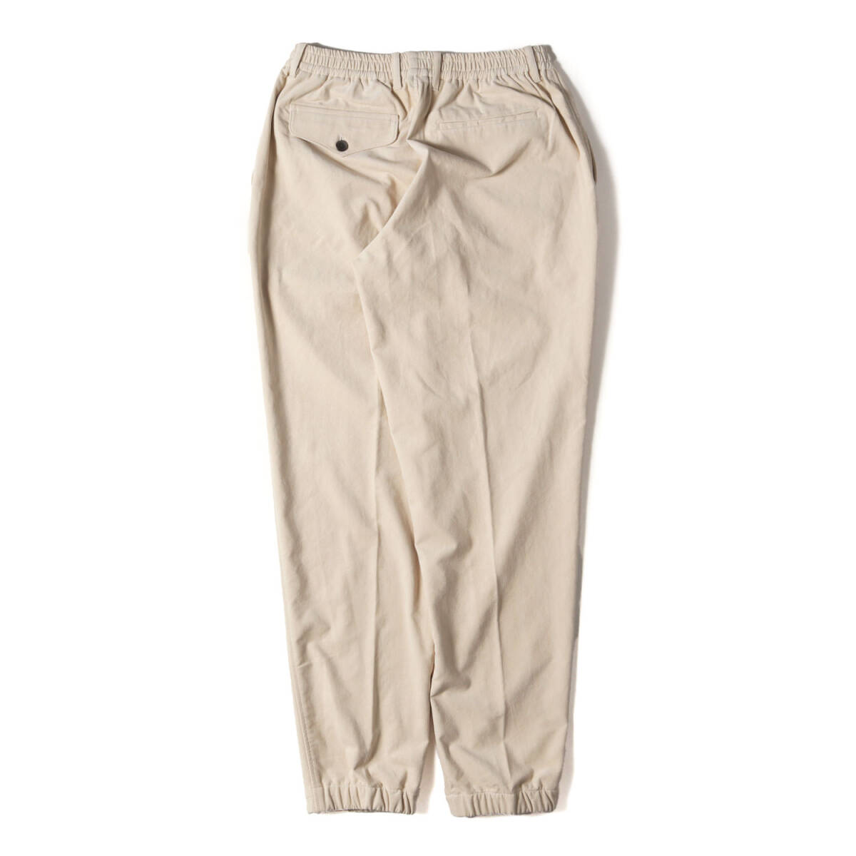 COLONY CLOTHING コロニークロージング パンツ サイズ:48 ストレッチ モールスキン ワンタック イージー トラウザー パンツ ベージュ