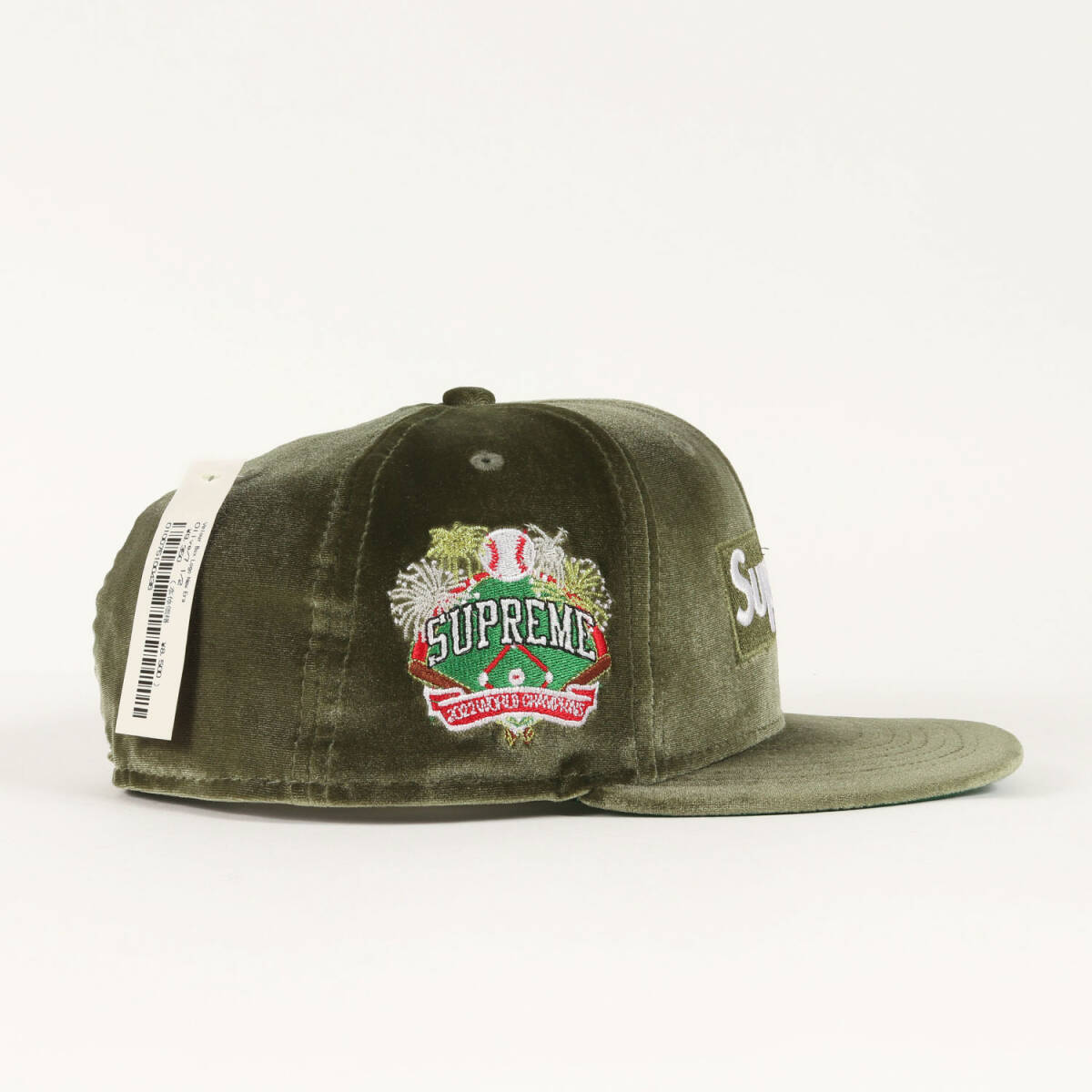 新品 Supreme シュプリーム キャップ サイズ:7 1/2(59.6cm) 22AW NEW ERA ベロア ボックスロゴ ベースボールキャップ (Velour Box Logo)