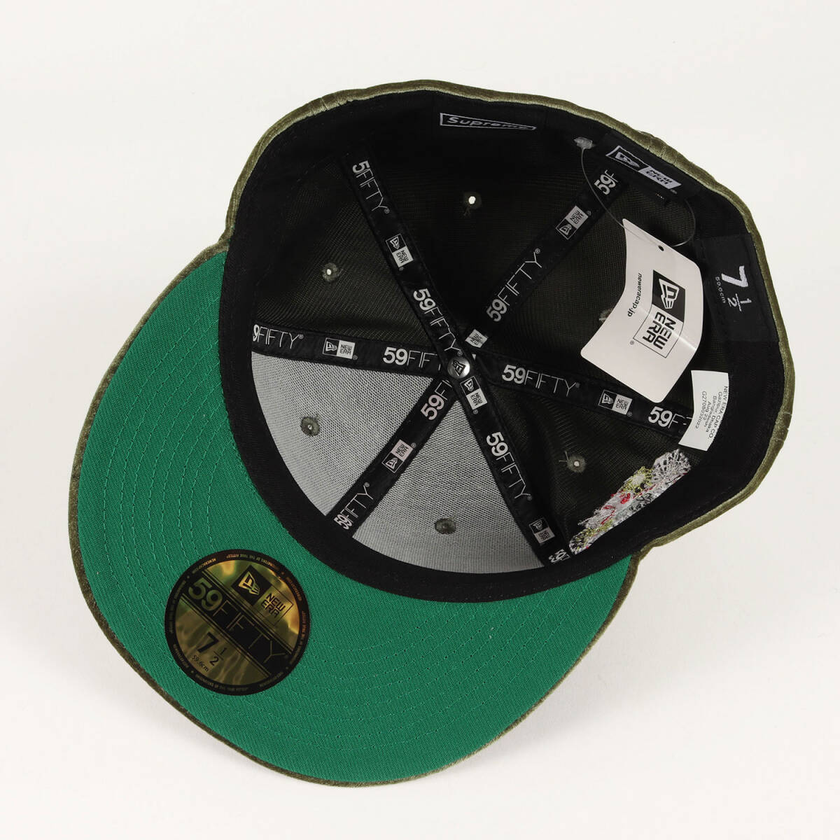 新品 Supreme シュプリーム キャップ サイズ:7 1/2(59.6cm) 22AW NEW ERA ベロア ボックスロゴ ベースボールキャップ (Velour Box Logo)