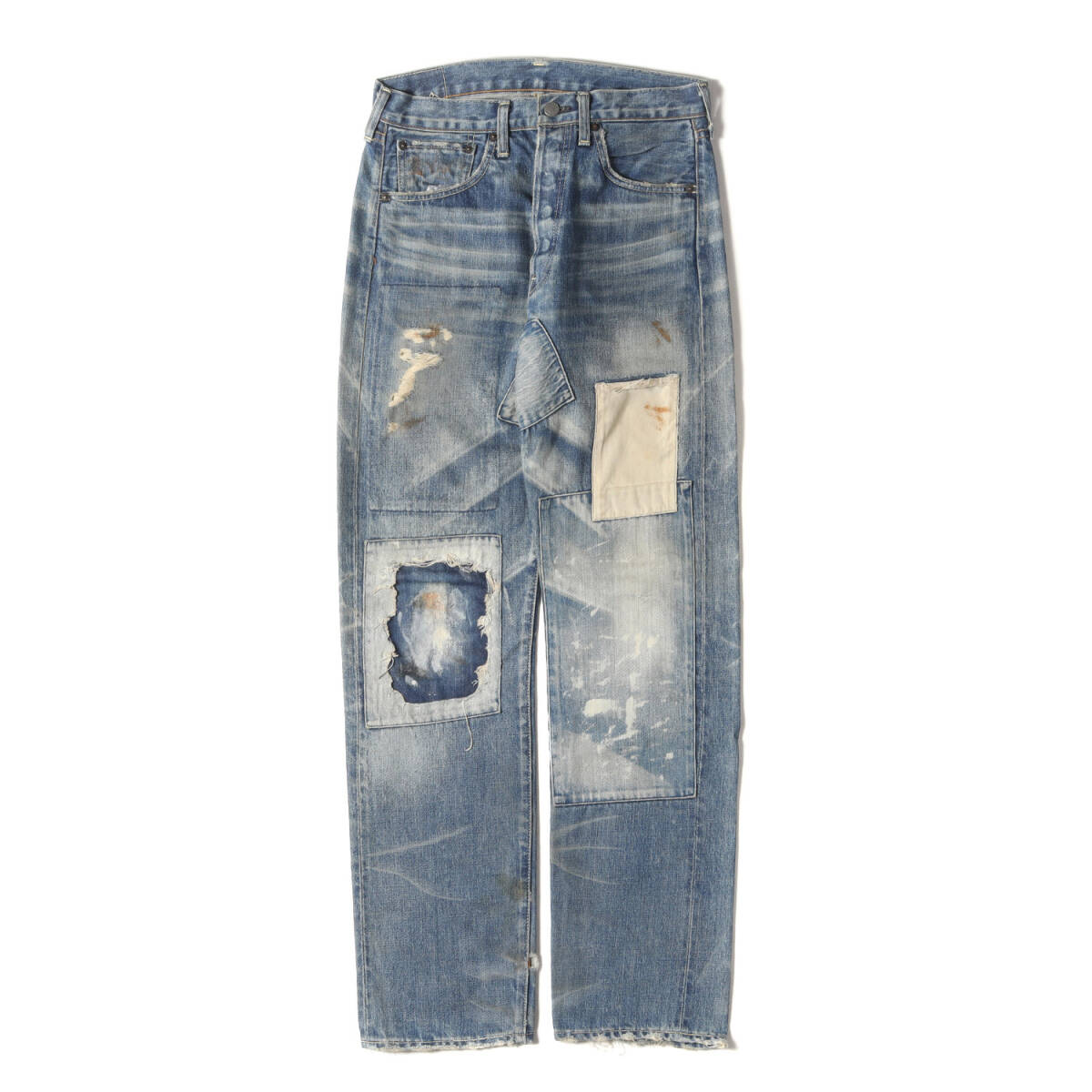 Levi’s リーバイス 66501 w34 クラッシュデニム グランジ Levi's リーバイス 66501 w34 クラッシュデニム グランジ
