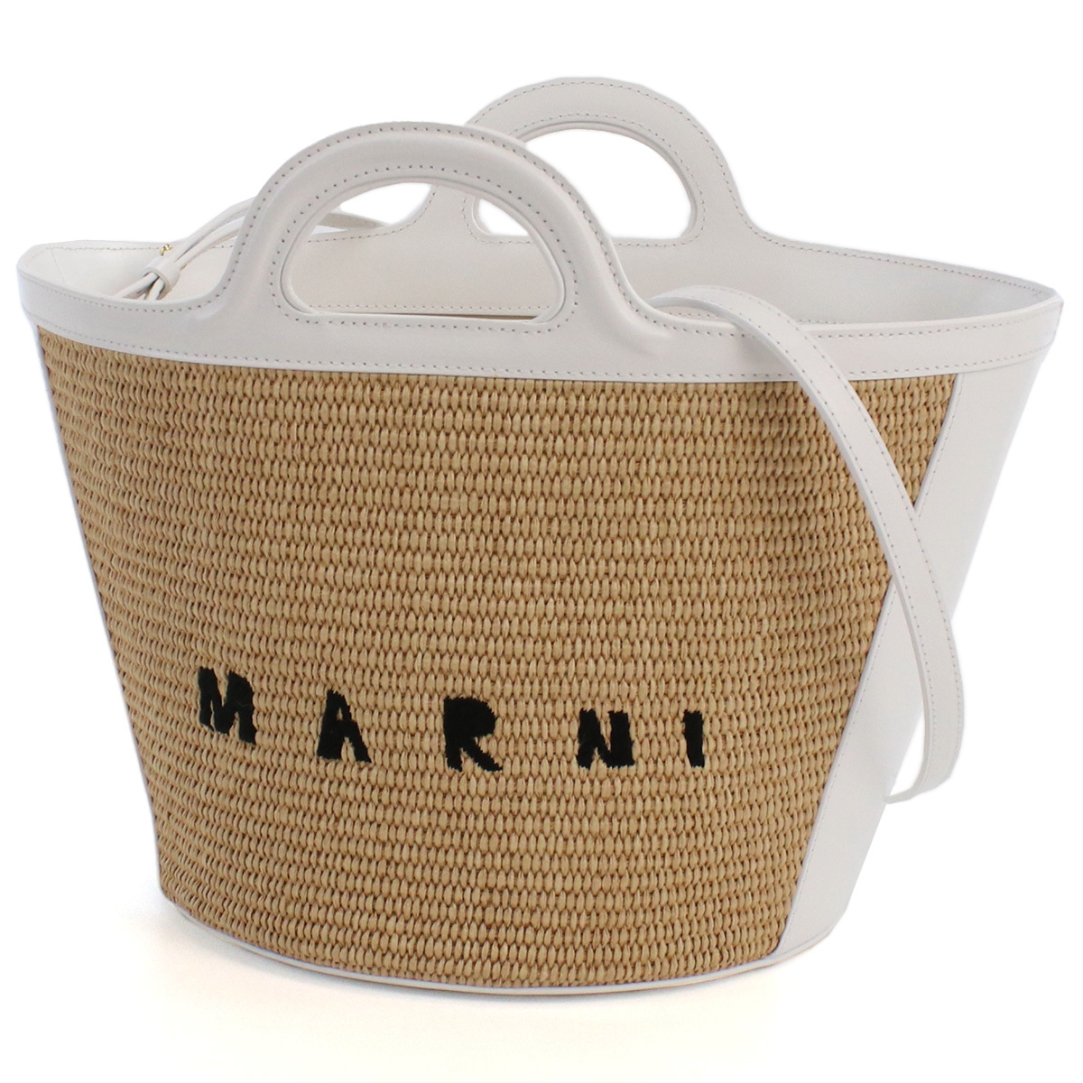 [ new goods unused regular goods ] Marni MARNI basket bag brand shoulder attaching 2way BMMP0068Q0 P3860 Z0T01 white group 