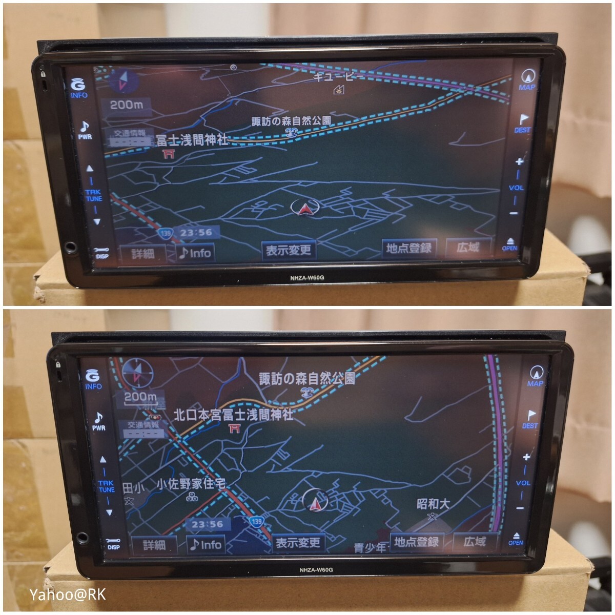 トヨタ 純正ナビ 型式 NHZA-W60G DVD再生 Bluetooth テレビ トヨタ 純正ナビ 型式 NHZA-W60G DVD再生 Bluetooth テレビ