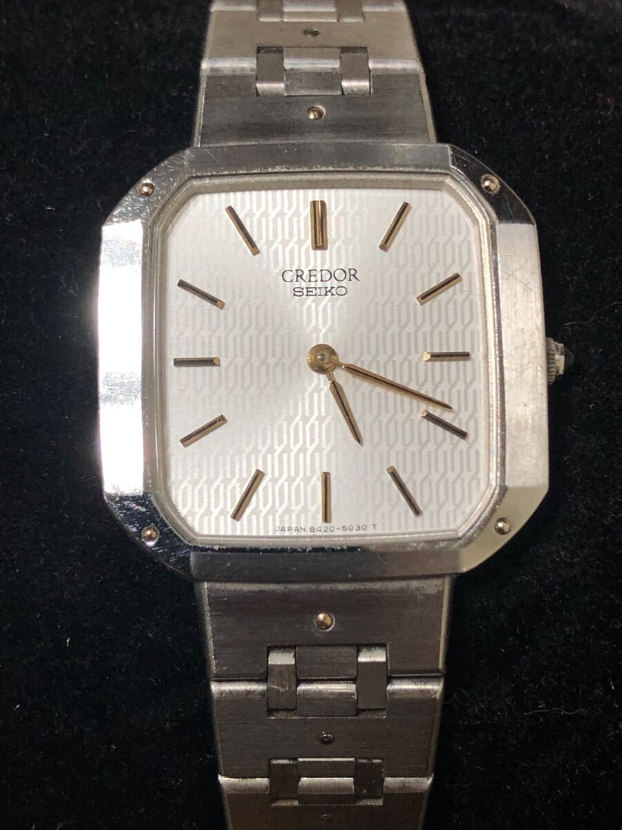 SEIKOクレドール　8420 稼働品 Yahoo!オークション - 稼働品 SEIKO セイコー CREDOR クレドール