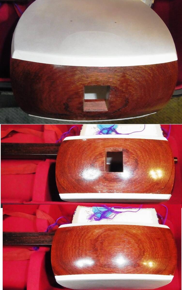 三味線 皮新品 中棹 短棹 紅木 トチ 東さわり 軽量ケース付 三味線 三味線 皮新品 中棹 短棹 紅木 トチ 東さわり 軽量ケース付 三味線