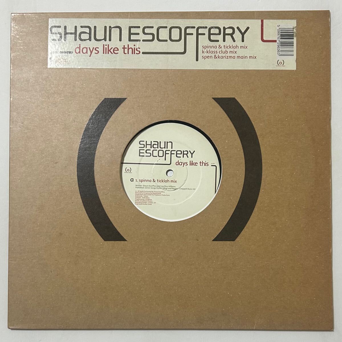 ハウス [12] Shaun Escoffery / Days Like This