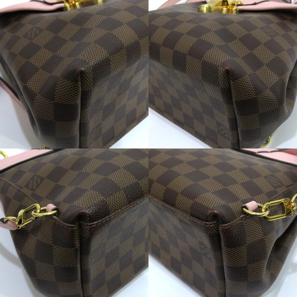  б/у Louis Vuitton Damier klap тонн рюкзак AB разряд N42262 рюкзак [ бесплатная доставка ][ название . магазин ]