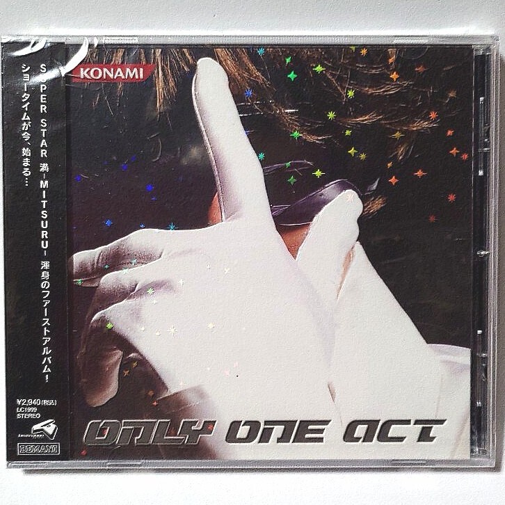 未開封品(難あり) SUPER STAR 満 -MITSURU-「ONLY ONE ACT」コナミスタイル専売CD 初回生産着せ替えジャケット仕様 LC1999　beatmania IIDX
