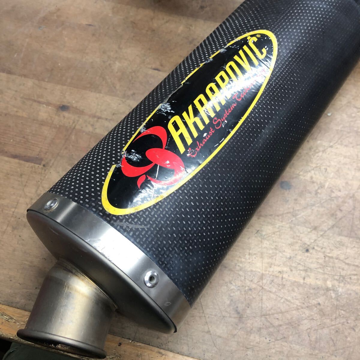 ^ZX-9R ZX900F-007~ снимать AKRAPOVIC full exhaust muffler 